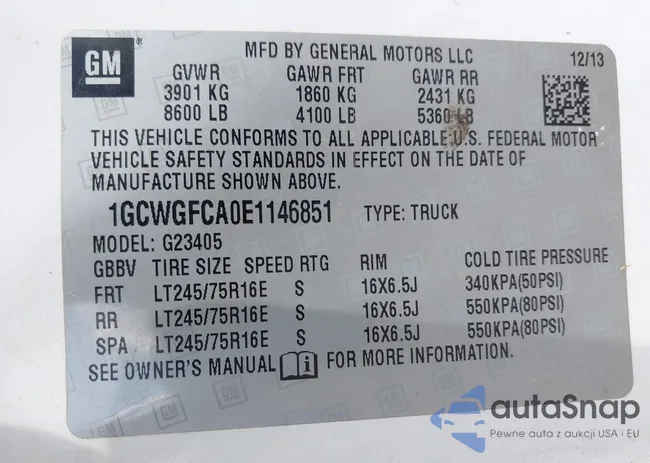 1GCWGFCA0E1146851: 43286320