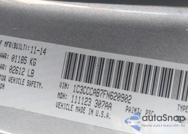 1C3CCCAB7FN620902: 43285459