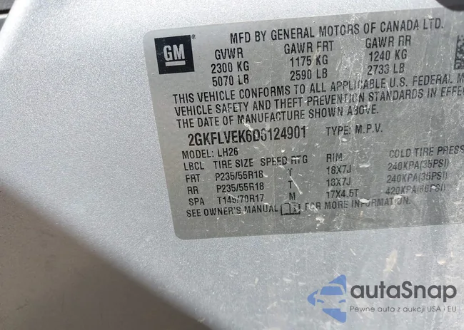 2GKFLVEK6D6124901: 43285599