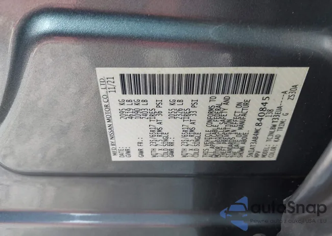 5N1AT3AB4MC840845: 43285693