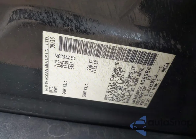 1N4AA6AP5GC406984: 43285707