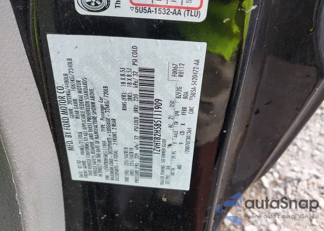 1ZVHT82H585111909: 43285780