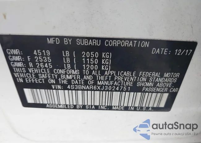 4S3BNAR6XJ3024751: 43286804