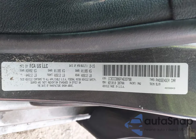 1C3CCCBB6FN633798: 43286809