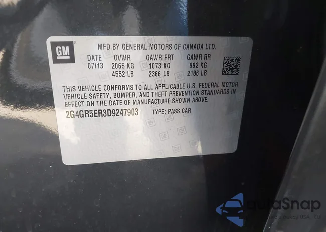 2G4GR5ER3D9247903: 43286913