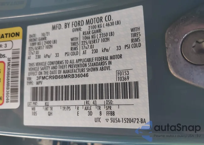 3FMCR9B68MRB36046: 43287064