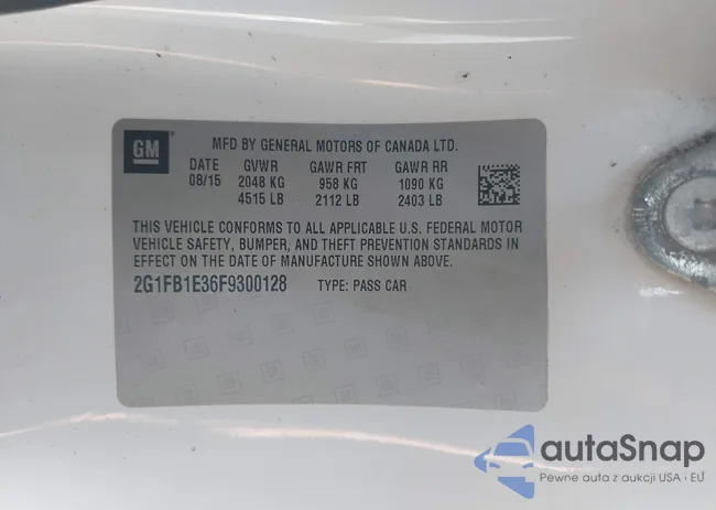 2G1FB1E36F9300128: 43287090