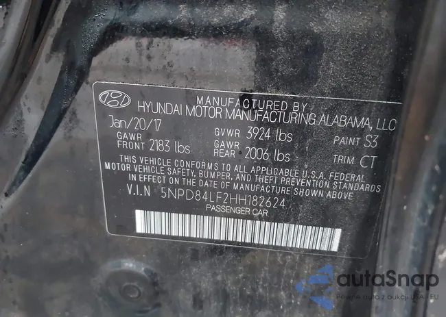 5NPD84LF2HH182624: 43287232