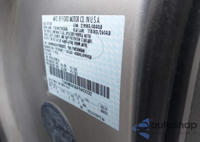 1LNHM86S84Y603232: 43287383