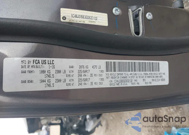 1C4NJDBB3GD632132: 43286504