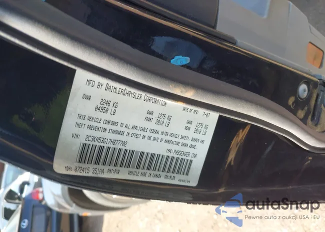 2C3KA53G17H877702: 43286540