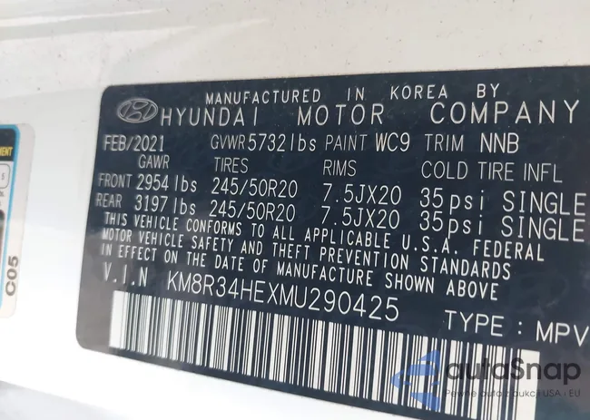 KM8R34HEXMU290425: 43286606