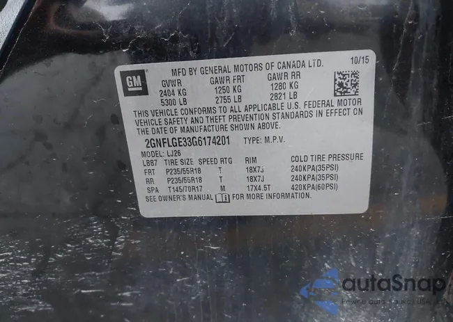 2GNFLEEKXE6374887: 43287793