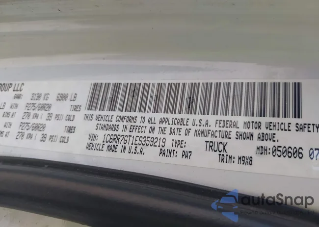 1C6RR7GT1ES359219: 43287842