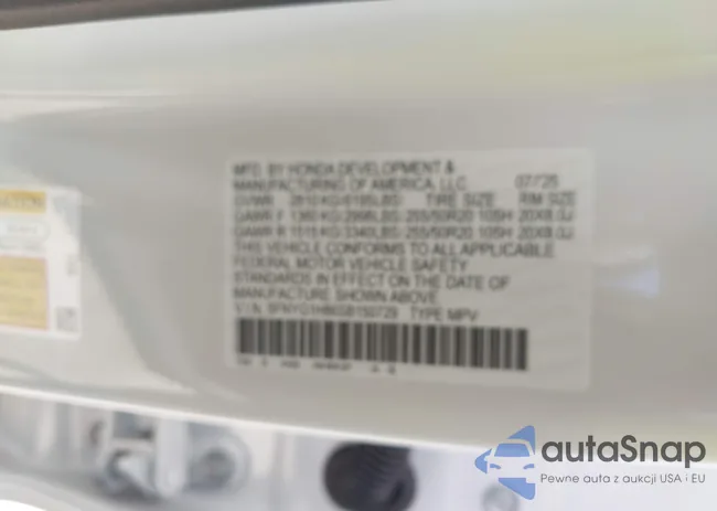 5FNYG1H86SB150729: 43288036