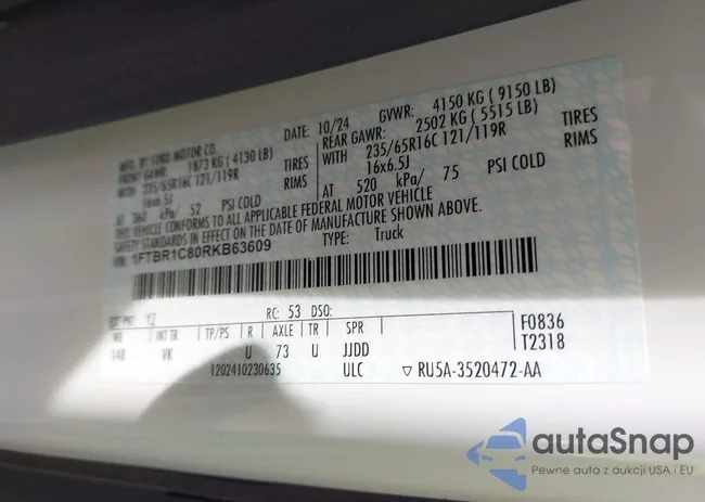 1FTBR1C80RKB63609: 43288044