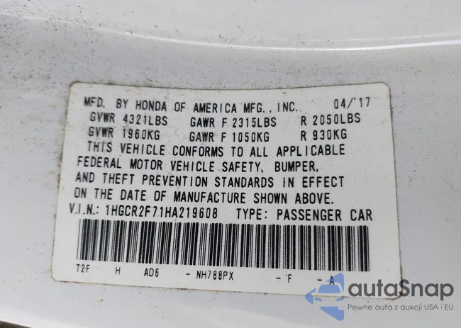 1HGCR2F71HA219608: 43288051