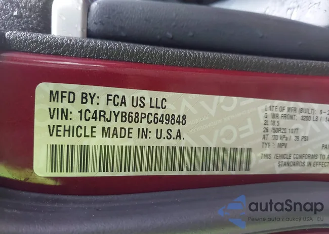 1C4RJYB68PC649848: 43288154