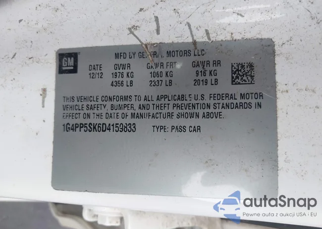 1G4PP5SK6D4159833: 43287540