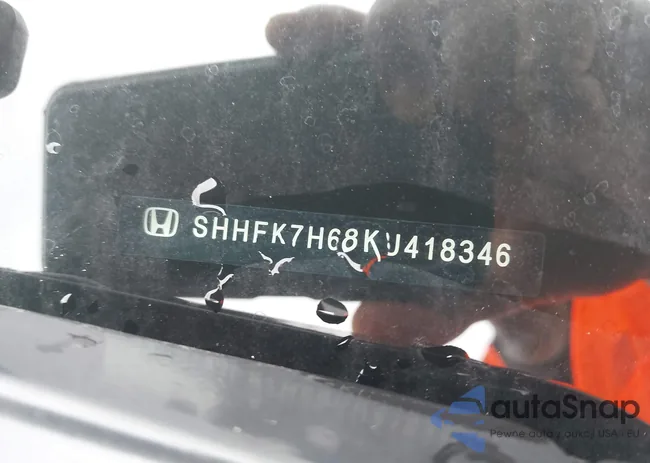 SHHFK7H68KU418346: 43287631