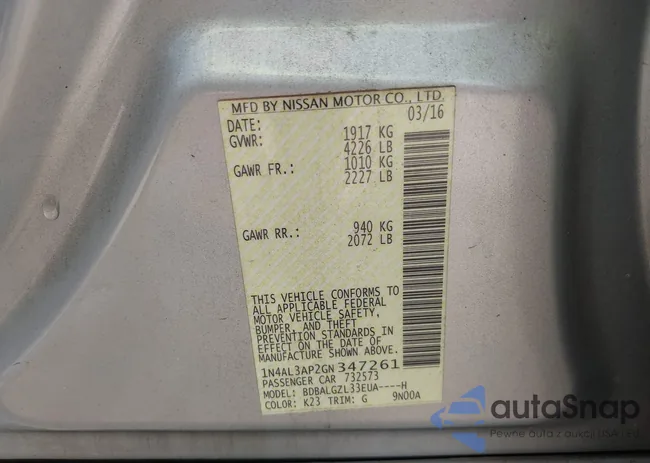 1N4AL3AP2GN347261: 43288853