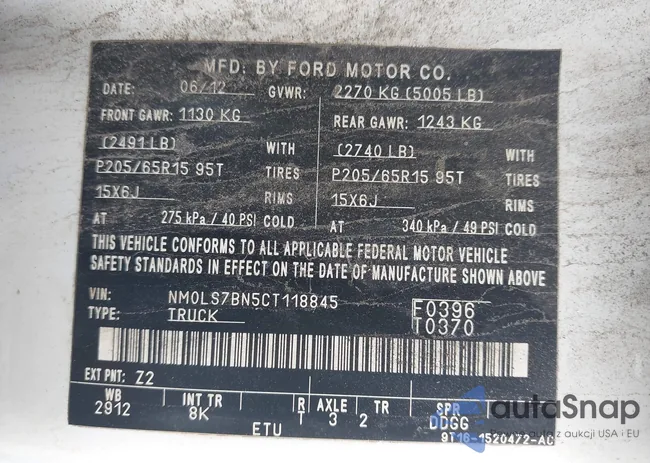 NM0LS7BN5CT118845: 43288920