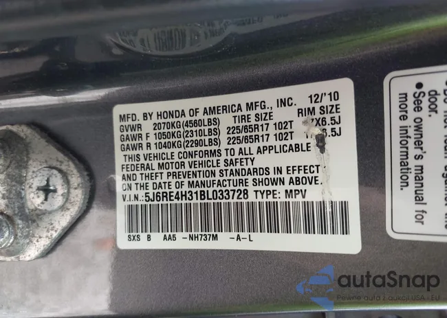 5J6RE4H31BL033728: 43288933