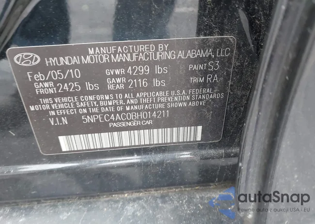 5NPEC4AC0BH014211: 43289261