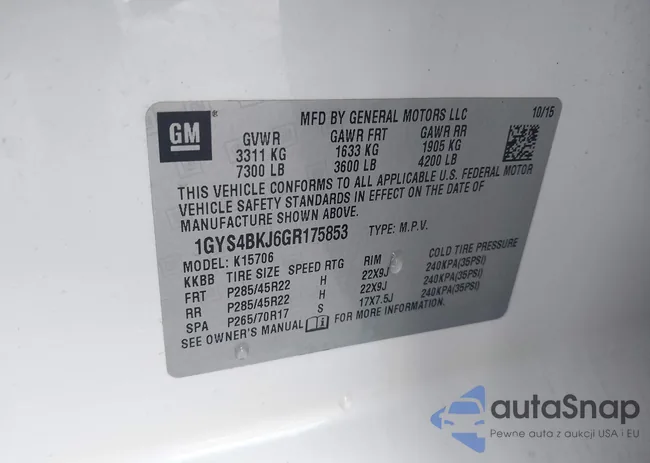 1GYS4BKJ6GR175853: 43288617