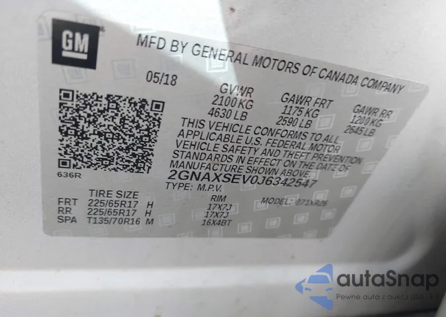 2GNAXSEV0J6342547: 43288666