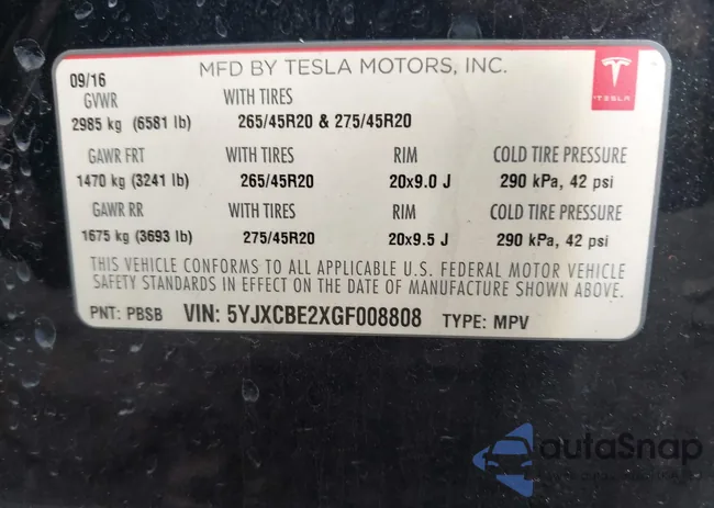 5YJXCBE2XGF008808: 43288782