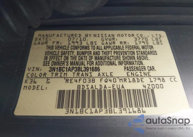 3N1BC1AP3BL391686: 43289885