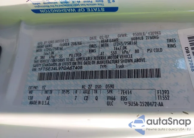 1FTSE34L97DA67408: 43290015