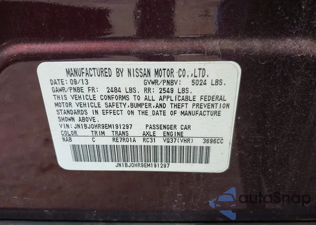 JN1BJ0HR9EM191297: 43290026