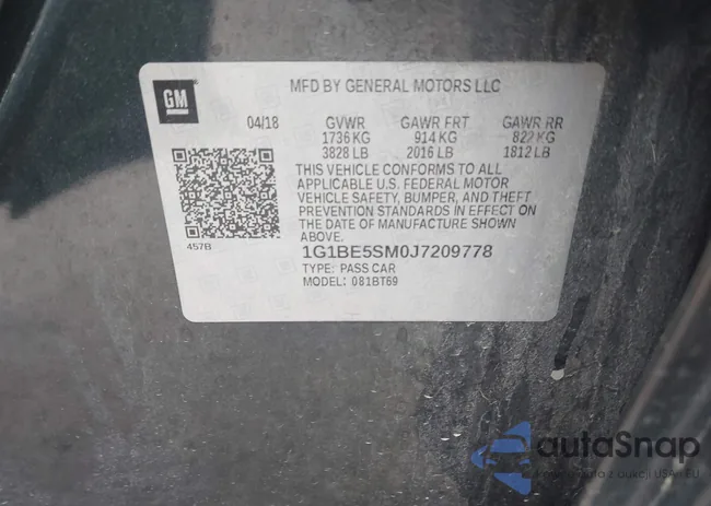 1G1BE5SM0J7209778: 43290097