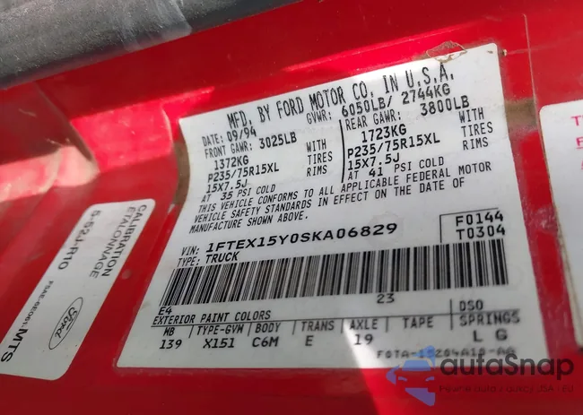 1FTEX15Y0SKA06829: 43290117