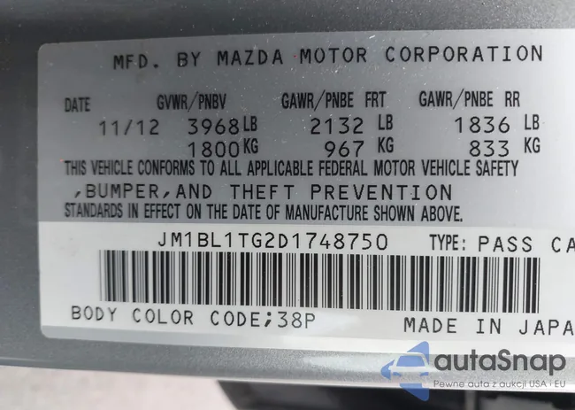 JM1BL1TG2D1748750: 43290122