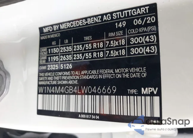 W1N4M4GB4LW046669: 43290195