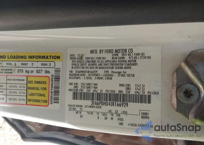 3FA6P0HD4JR166929: 43290967