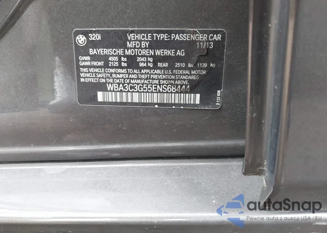 WBA3C3G55ENS68444: 43291089