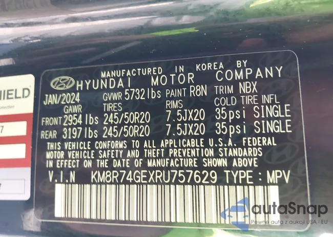 KM8R74GEXRU757629: 43291132