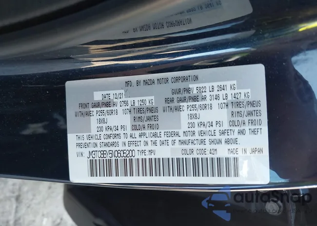 JM3TCBBY5N0605200: 43290413