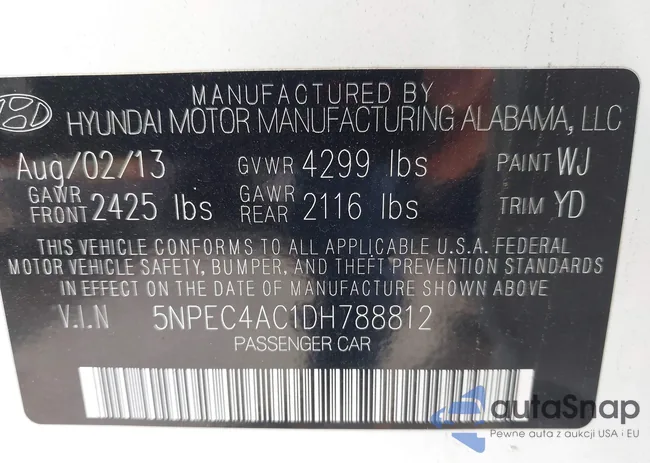 5NPEC4AC1DH788812: 43290451