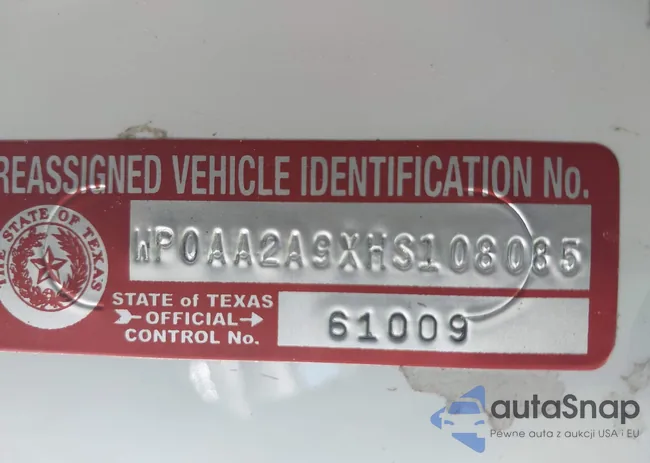 WP0AA2A9XHS108085: 43290717