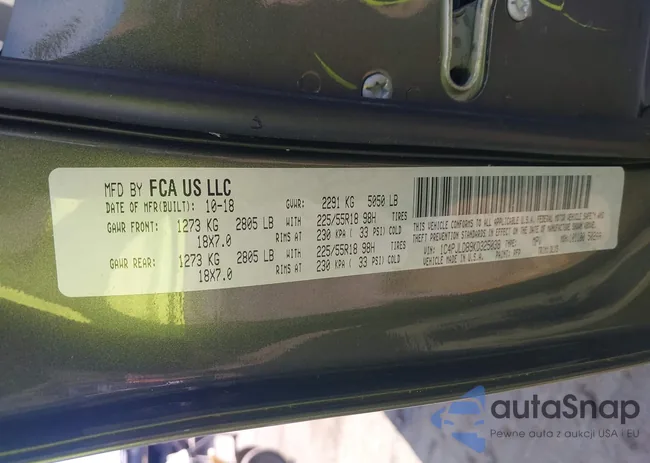 1C4PJLDB9KD325038: 43291806