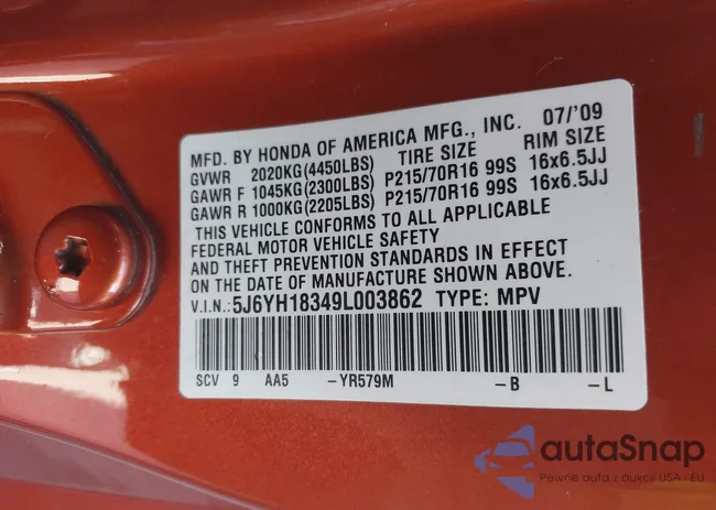 5J6YH18349L003862: 43291842