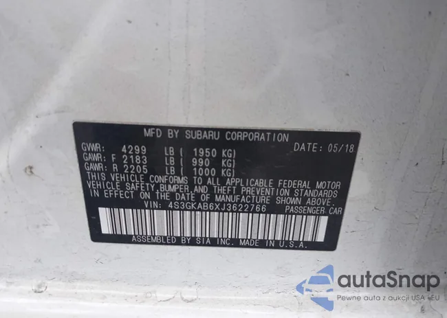 4S3GKAB6XJ3622766: 43291844