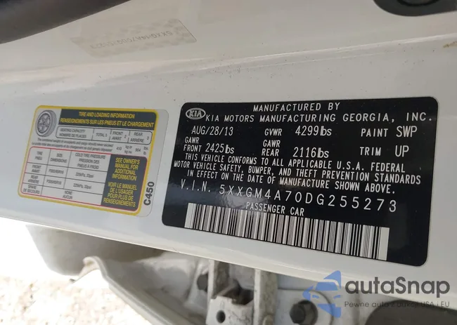 5XXGM4A70DG255273: 43291943