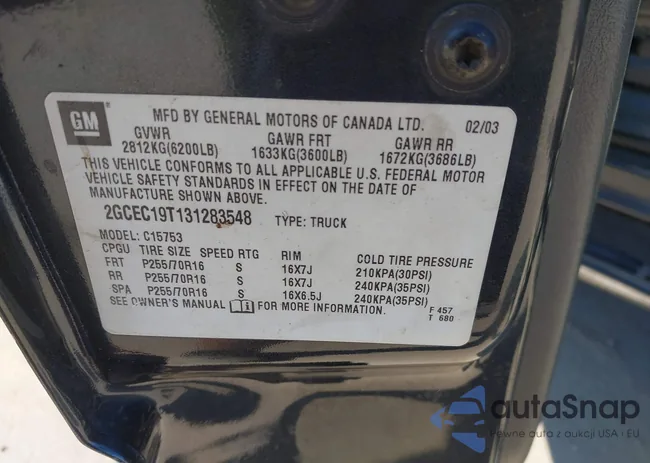 2GCEC19T131283548: 43291953