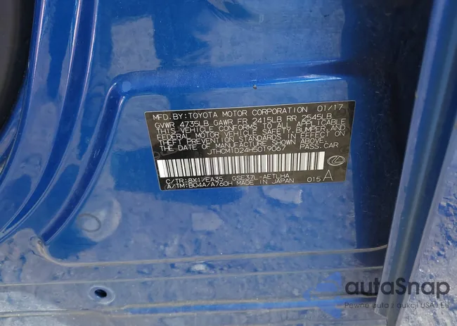 JTHCM1D24H5019067: 43291960